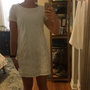 White T-shirt dress